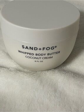 Sand + Fog Whipped Body Butter Coconut Creme 8 Oz. New, no box